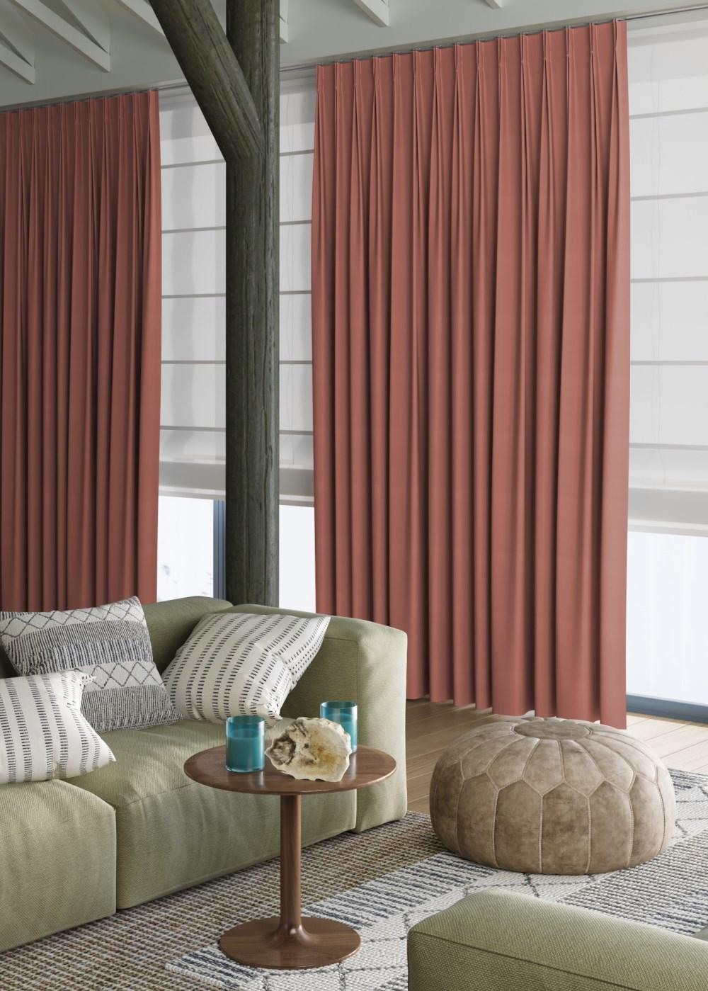Custom made acoustic curtains A House of Happiness
